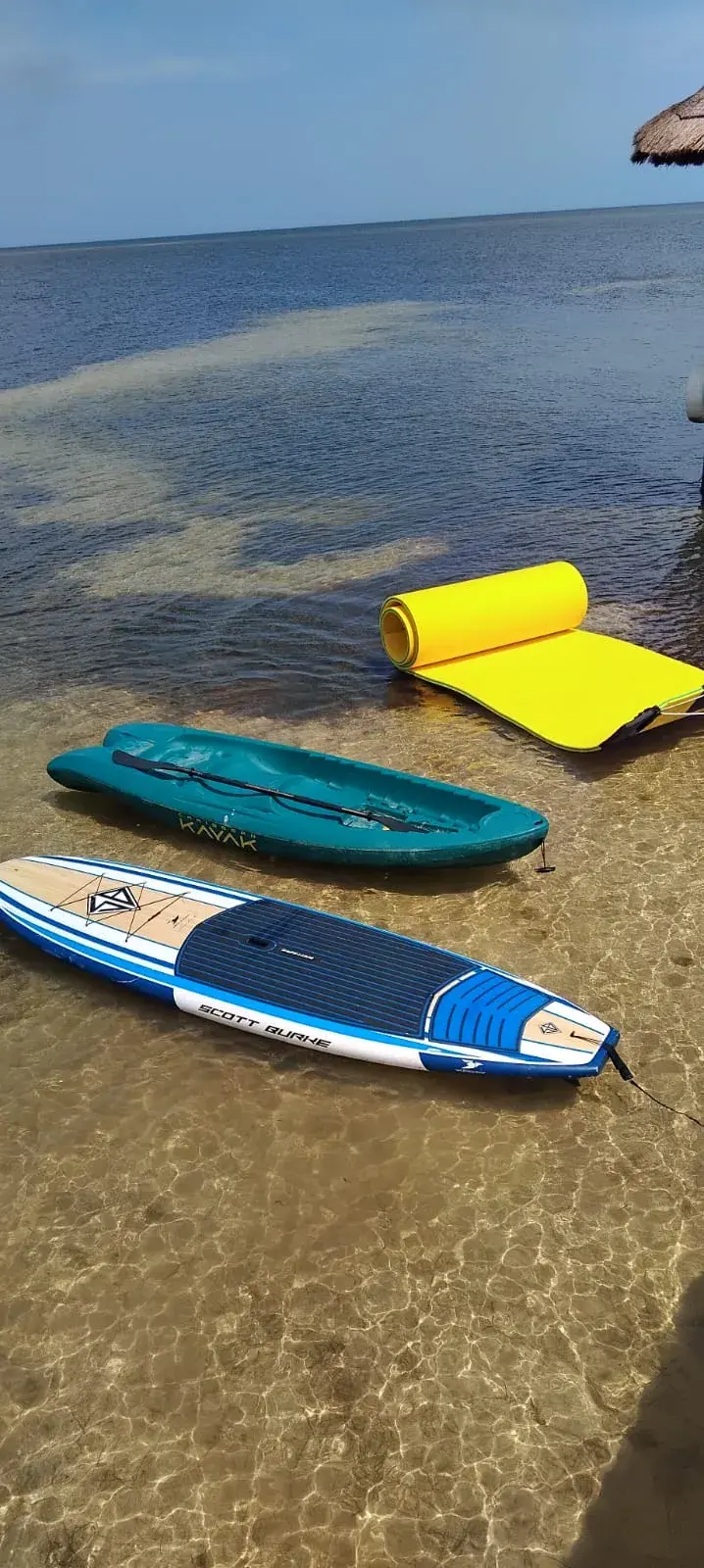 Paddle board y kayak disponibles junto al mar en El Retiro